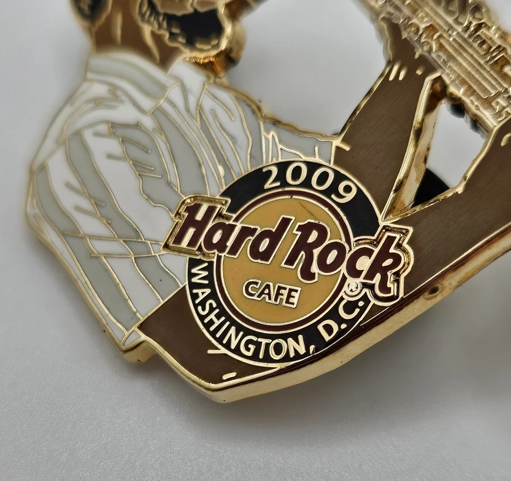 Hard Rock Cafe Washington DC Pin Limited LE 300 Saxaphone Jazz Player 2009